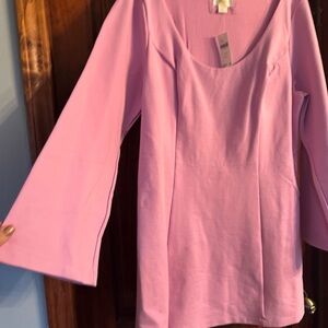 Pink Women's Long Sleeve Dress by Maeve
